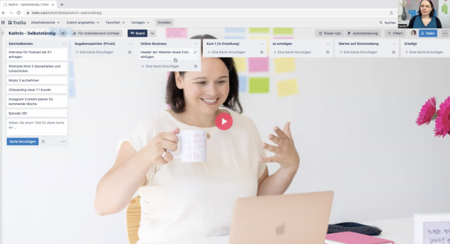 Bonus Video: Beispiel einer Selbstständigen
