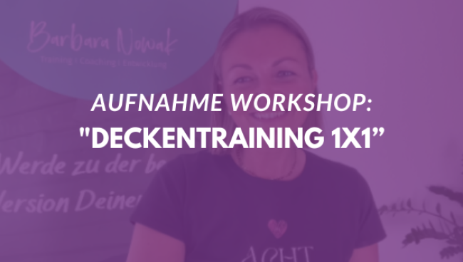 Deckentraining 1x1
