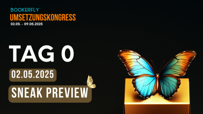 Tag 0 - Abendveranstaltung mit Sneak Preview mit Stargast Christian Handel