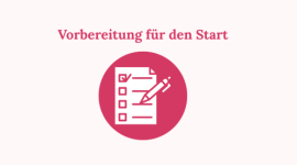 Vorbereitung für den Start