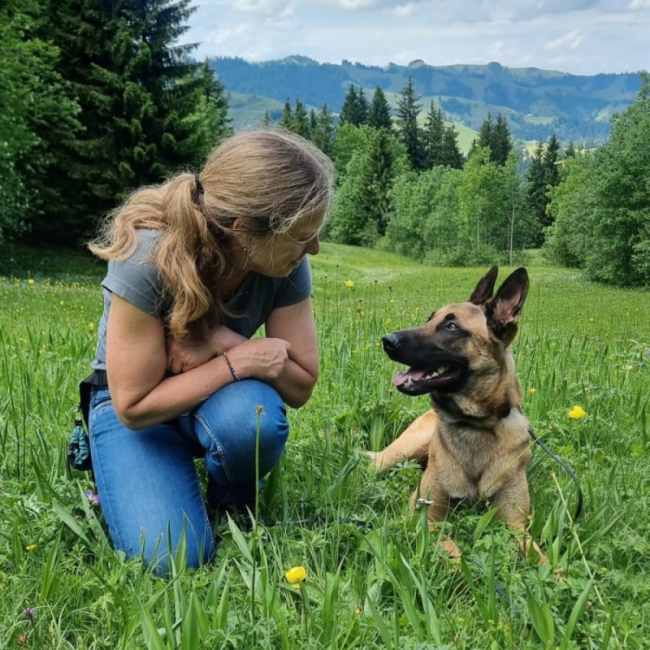 Christa mit Drago, 3550 Langnau (Schweiz)