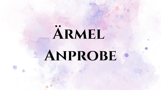 Erste Anpassung des Ärmels