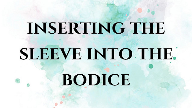 Cutting out the sleeve