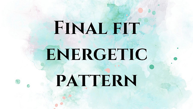 The final fit: Energetic Pattern