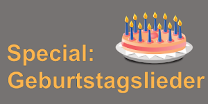 Special: Geburtstagslieder