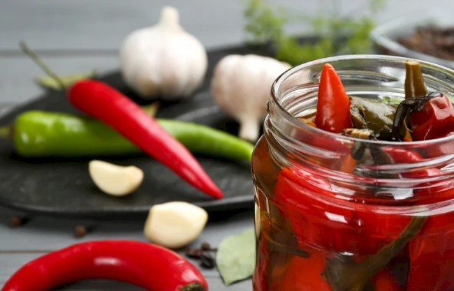 Erhitzende Nahrungsmittel