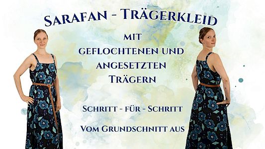 Sarafan - Trägerkleid mit geflochtenen und angesetzten Trägern
