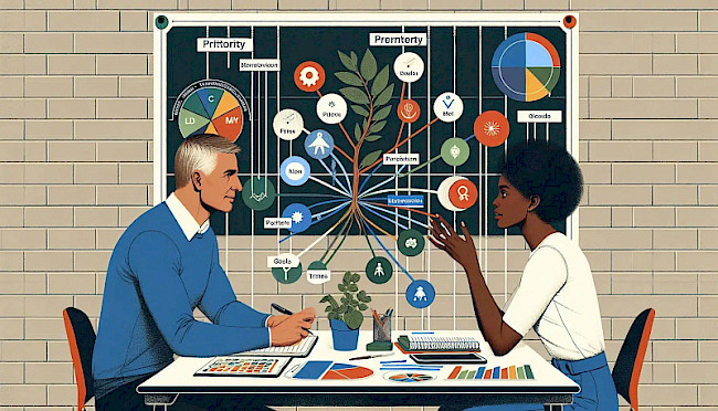 12.2 - Priorisierung der Arbeitsbereiche mit der Person