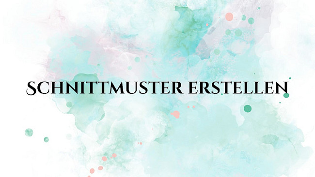 Schnittmuster erstellen (aus der T-Schnitt-Form)