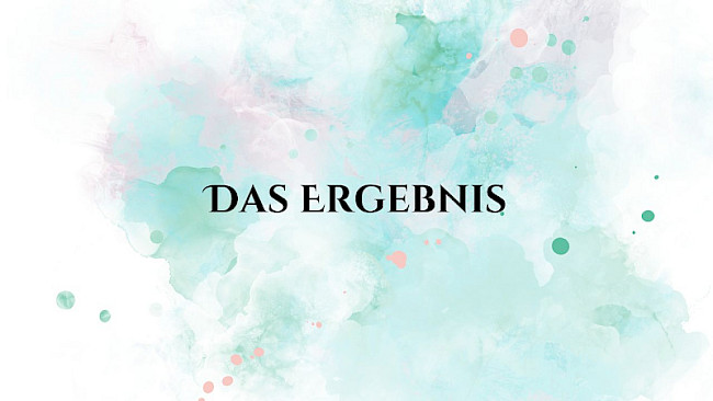 Das Ergebnis