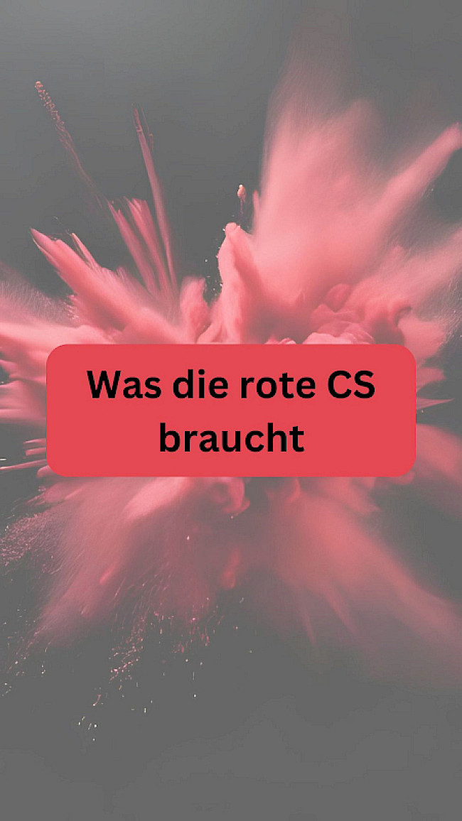Was die rote Charakterstruktur braucht