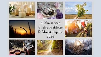 Jahreskreisfeste zelebrieren 2026 - Verbinde dich mit den Zyklen der Erde