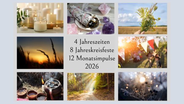 Jahreskreisfeste zelebrieren 2026 - Verbinde dich mit den Zyklen der Erde