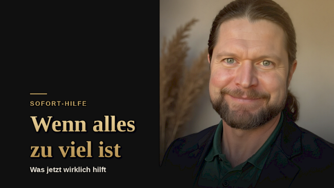 Was kann man tun, wenn man das Gefühl hat, dass einem alles zuviel ist?