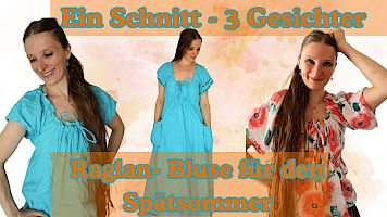 Die Raglan Bluse für den Spätsommer