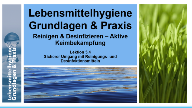 Lektion 5.4: Sicherer Umgang mit Reinigungmitteln