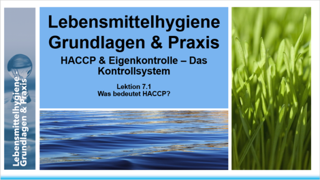 Lektion 7.1: Was bedeutet HACCP?