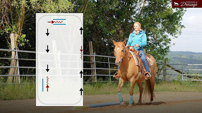 Nr. 12 Rückwärts an Stangen