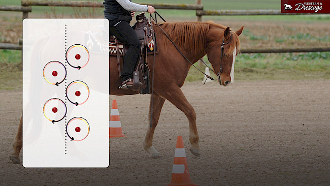 Nr. 8 Voltenschleifen an Mittellinie