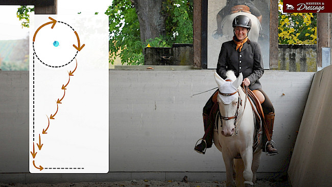 Nr. 38 Seitwärts Volteneck