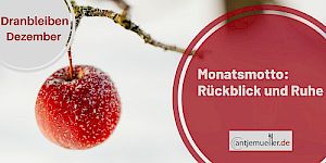 Dezember: Jahresrückblick und Weihnachtsessen genießen