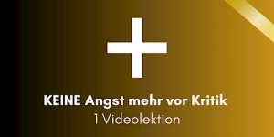 Keine Angst mehr vor Kritik