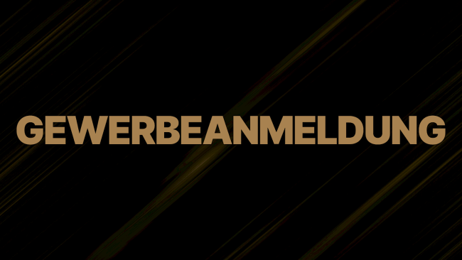 Gewerbeanmeldung (Hinweis Stage 4)