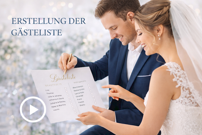 Erstellung einer Gästeliste