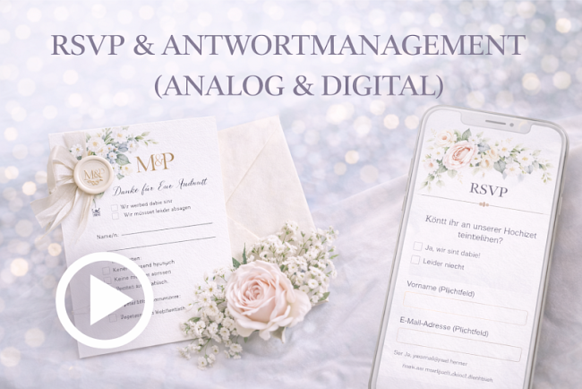 RSVP & Antwortmanagement (Analog & Digital)