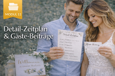 SCHRITT 11: Detail‑Zeitplan & Gäste‑Beiträge