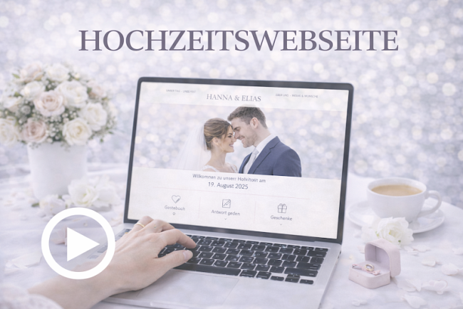 Hochzeitswebseite