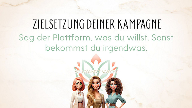 Zielsetzung deiner Kampagne & Beispiele