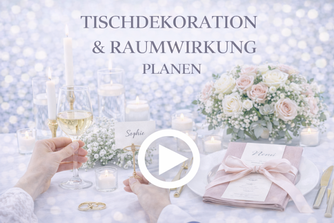 Tischdekoration & Raumwirkung planen