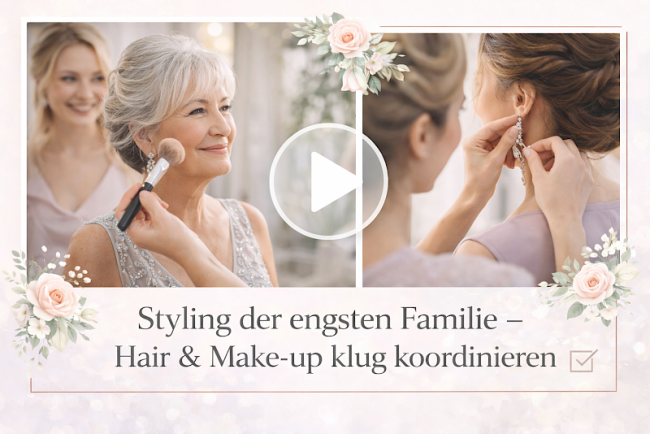 Styling der nächsten Familie - Hair & Make-up klug koordinieren