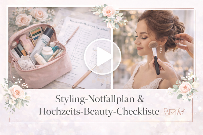 Styling-Notfallplan & Hochzeit-Beauty-Checkliste
