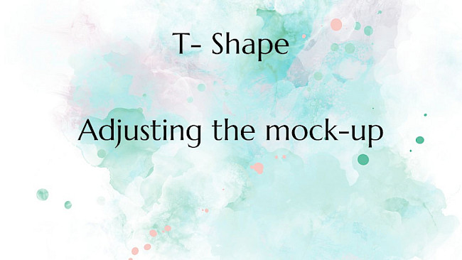 Adjusting the mock-up