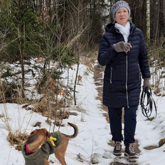 Carola mit Hanni, 01454 Wachau