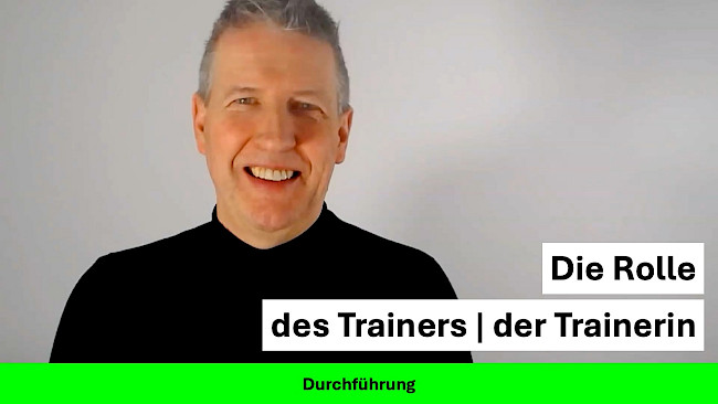 Die Rolle des Trainers | der Trainerin