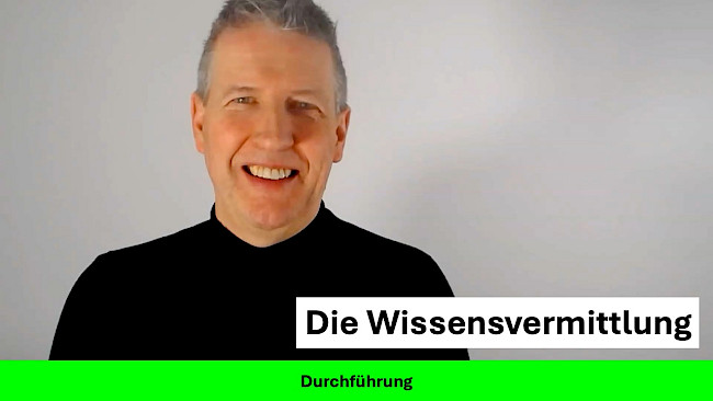 Die Wissensvermittlung