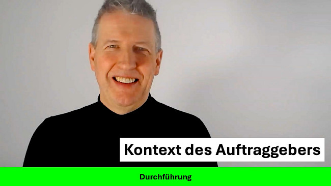Kontext des Auftraggebers
