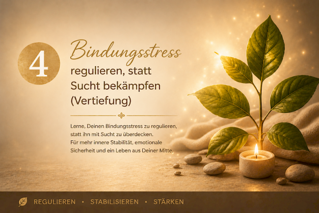 Bindungsstress regulieren, statt Sucht bekämpfen (Vertiefung)