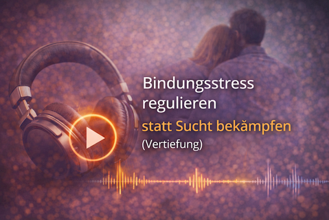 Bindungsstress regulieren, statt Sucht bekämpfen (Vertiefung)