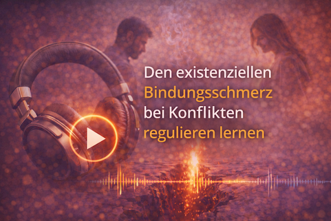 Den existenziellen Bindungsschmerz bei Konflikten ohne Suchtmittel regulieren lernen.