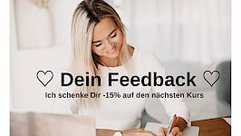 BONUS: 15% Rabatt auf deinen Folgekurs