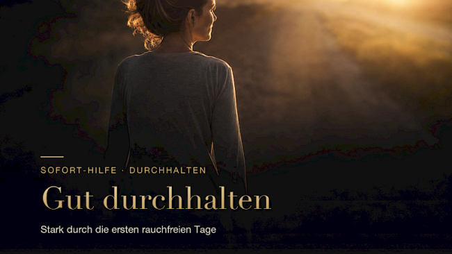 Gut durchhalten – Motivation und Strategien für die ersten rauchfreien Tage
