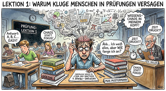 Lektion 1: Warum kluge Menschen in Prüfungen versagen