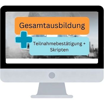 Gesamtausbildung € 1890.- inkl. Skripten und Q and A - Themenabenden