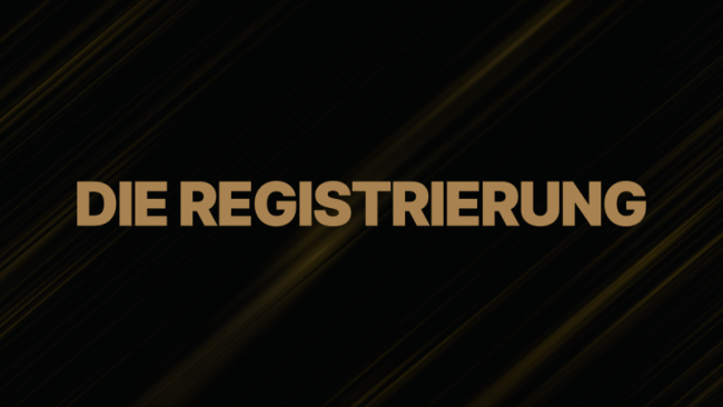 Die Registrierung