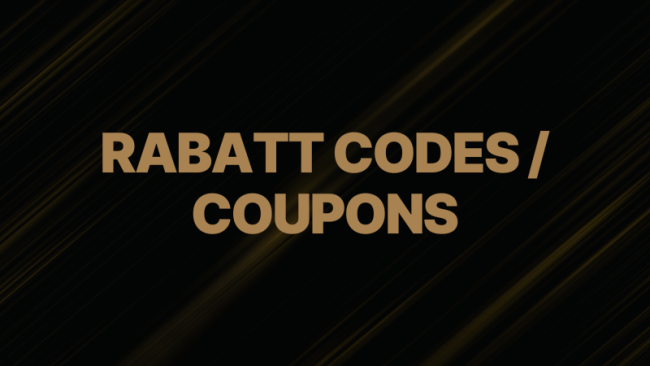 Rabatt Codes / Coupons