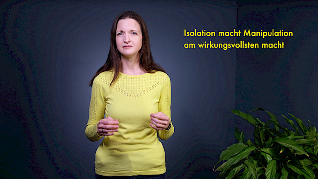 Lektion 4.8: Was tun, wenn die manipulierende Person nicht aus dem Leben zu entfernen ist